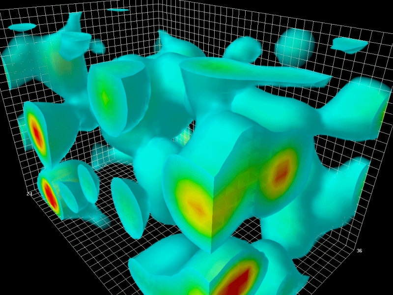 Mô hình 3D mô tả hiện tượng dao động lượng tử
