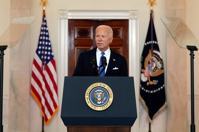 Tổng thống Mỹ Joe Biden phát biểu tại Nhà Trắng vào ngày 1-7. Ảnh: Independent