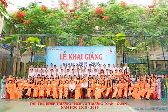 Kỷ niệm 60 năm thành lập Trường THCS Võ Trường Toản (13-9-1956/ 13-9-2016): Đạo tôn sư trăm năm vun đắp