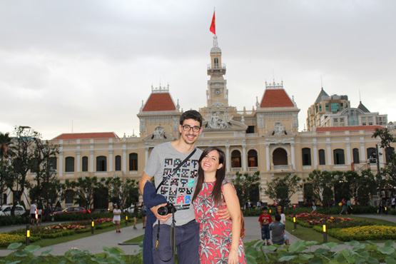 Khách ngoại du Xuân Sài Gòn