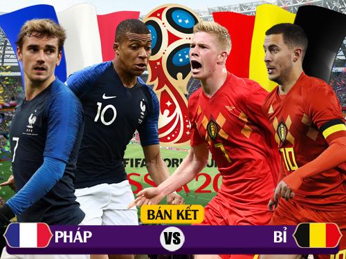 01h00 11/7, sân Krestovsky, bán kết 1 World Cup 2018, Pháp – Bỉ: Càng lì đòn, càng nguy hiểm