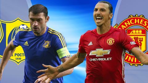 01h00 ngày 10/3, Rostov vs Man United: Vượt qua cạm bẫy
