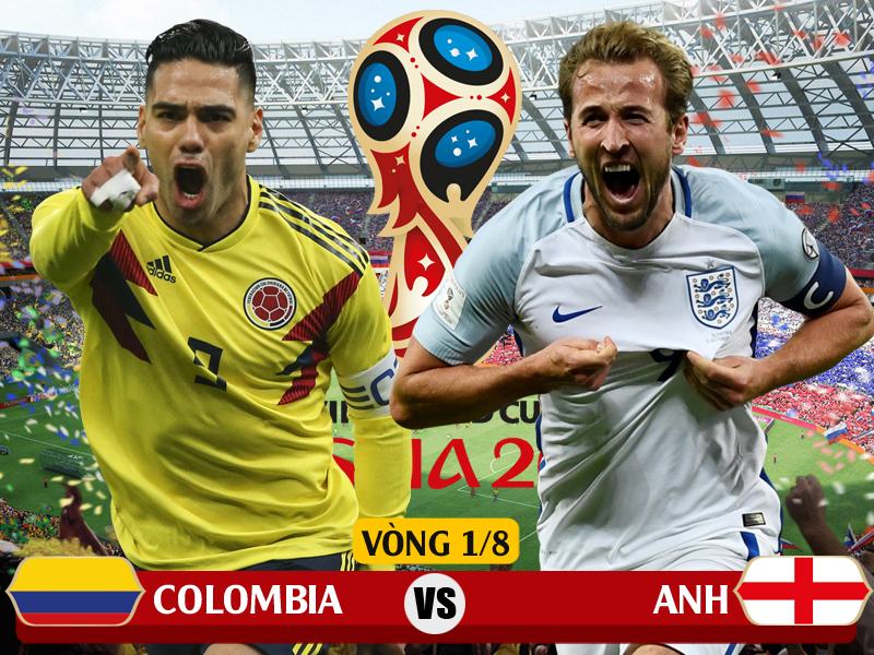 01h00 ngày 4/7, sân Otkrytiye Arena, vòng 1/8, Colombia – Anh: Cơ hội quý hơn vàng