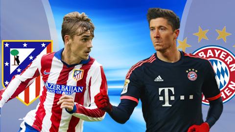 01h45 ngày 29/9, Atletico vs Bayern: Calderon át tiếng hùm