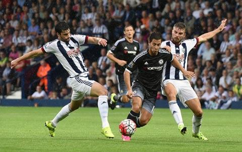 Hazard và đồng đội sẽ vượt qua West Brom để chính thức bước lên ngai vàng Premier League