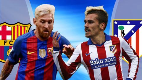 03h00 ngày 22/9, Barcelona vs Atletico: Khát vọng chinh phục Nou Camp