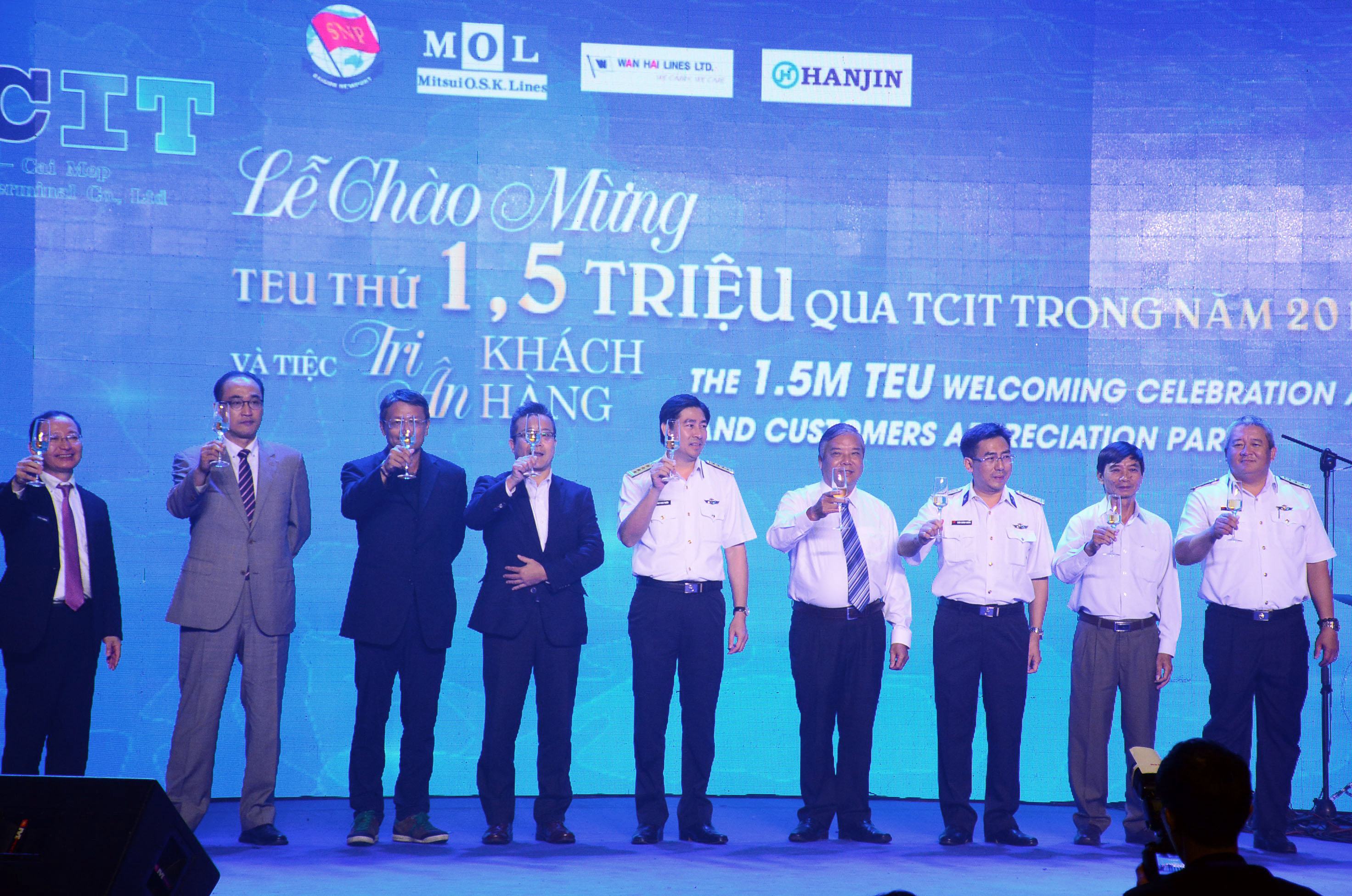 Cảng quốc tế Tân Cảng – Cái Mép: Đón TEU thứ 1,5 triệu trong năm 2018