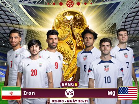 17h00 ngày 29/11, sân Al Thumama, lượt cuối bảng B World Cup 2022, Iran – Mỹ: Hơn cả 1 trận ‘chung kết’