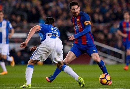 Đá phạt đền ở phút 90, Messi cứu Barca khỏi nguy cơ mất điểm