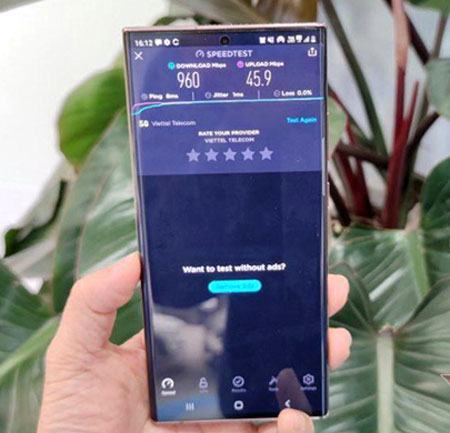 Smartphone Samsung đã có thể kết nối 5G tại Việt Nam