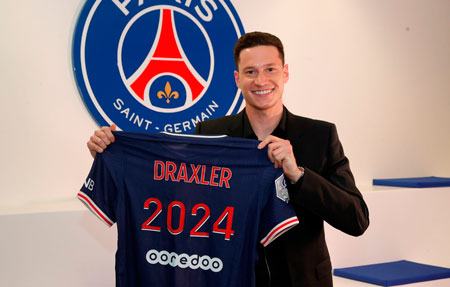 PSG chính thức ‘trói chân’ thành công Julian Draxler