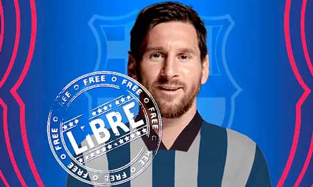 Messi chính thức trở thành cầu thủ tự do