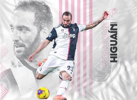 Higuain cập bến MLS với hợp đồng khủng