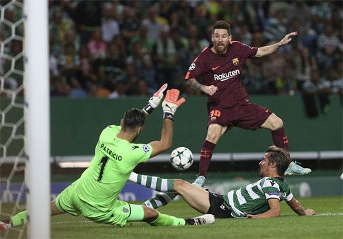 Barca thắng Sporting dù Messi im tiếng trận thứ hai liên tiếp