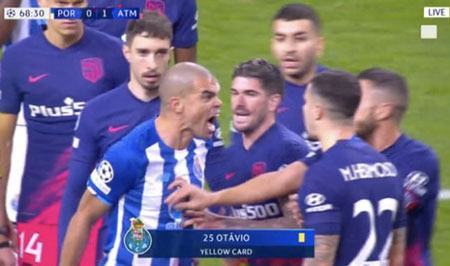 Pepe là tâm điểm vụ ẩu đả 42 người ở trận gặp Atletico