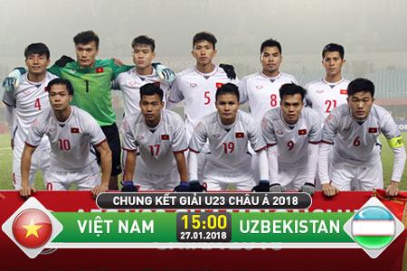 15h00 ngày 27/1, U23 Việt Nam vs U23 Uzbekistan: Lịch sử là đây!