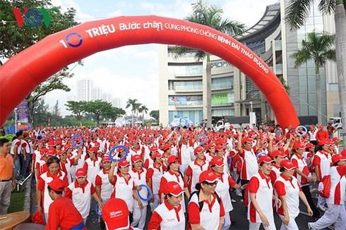 10 triệu bước chân cùng phòng chống bệnh đái tháo đường