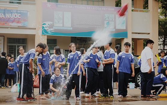 “Lính mới” náo nức thi bắn Tên lửa nước