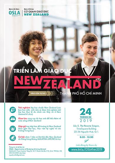 Gần 50 trường dự Triển lãm giáo dục New Zealand 2019