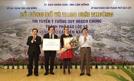 Trao giải cuộc thi ý tưởng quy hoạch TP.Bảo Lộc
