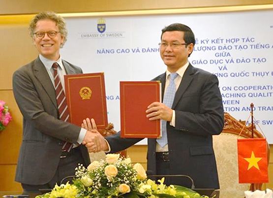 Thụy Điển hỗ trợ Việt Nam trong đào tạo tiếng Anh