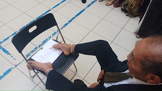 Nhà giáo Nguyễn Ngọc Ký truyền cảm hứng cho học sinh