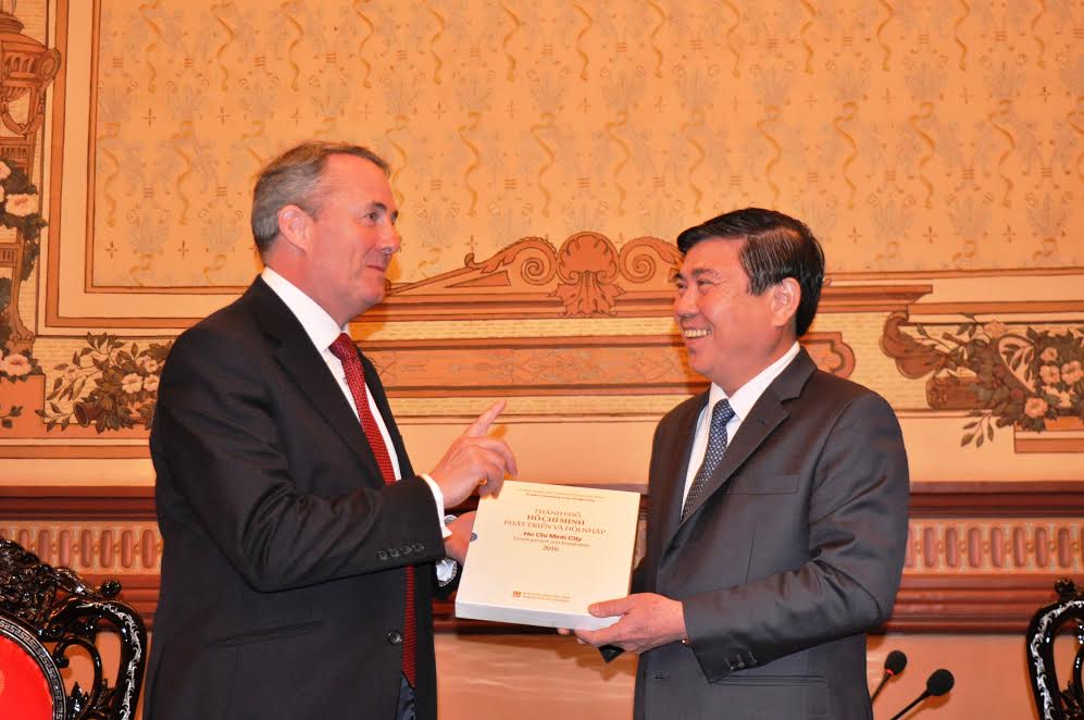 VươngquốcAnh: Sẵn sàng hỗ trợ TP.HCM xây dựng đô thị thông minh