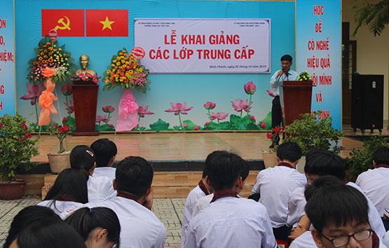 Khai giảng lớp trung cấp nghề miễn 100% học phí