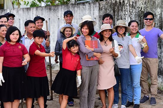 Xây dựng vườn sinh thái cho trẻ khuyết tật