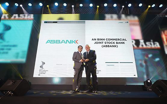 ABBANK nhận giải thưởng “Nơi làm việc tốt nhất châu Á năm 2020”