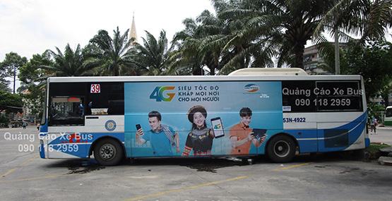 Tiếp tục cho thuê quảng cáo trên xe buýt