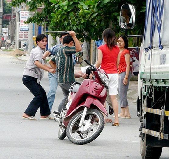 Lời xin lỗi trên đường