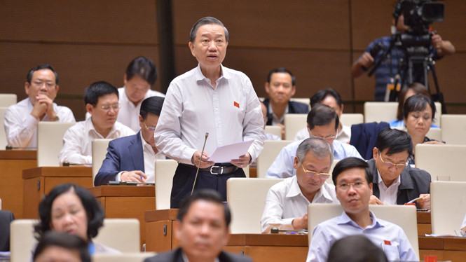 Lực lượng công an vẫn chỉ có 1 đại tướng giữ chức danh Bộ trưởng /// Ảnh Gia Hân