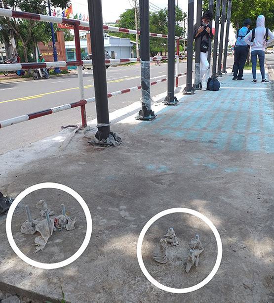 “Bàn chông” trên nền trạm buýt!