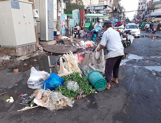 Đổ rác sai chỗ