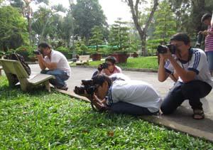 140 học sinh tham gia hội thi sáng tác ảnh