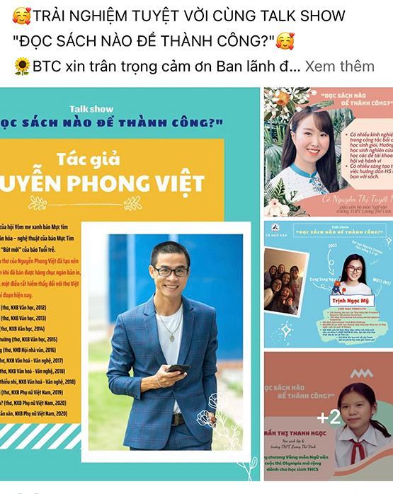 “Talk show” kết nối học sinh đến với sách