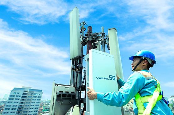Phát sóng trạm 5G đầu tiên của Việt Nam