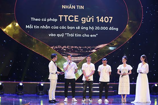 Hơn 4,5 tỷ đồng ủng hộ chương trình “Trái tim cho em”
