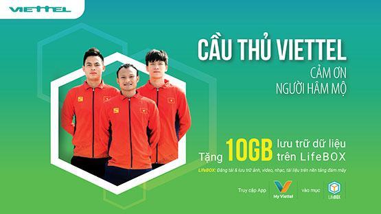 Cầu thủ Viettel FC tri ân người hâm mộ