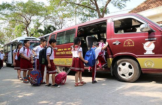 Bảo đảm ATGT đối với xe đưa đón học sinh