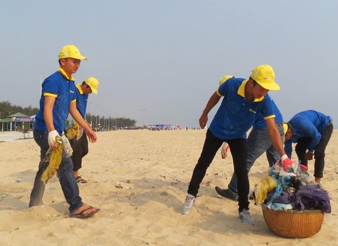 1.500 đoàn viên thanh niên tham gia chương trình Hãy làm sạch biển