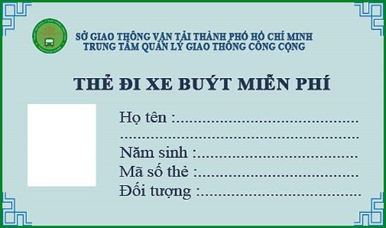 TP.HCM: Phát hành mẫu mới thẻ đi xe buýt miễn phí