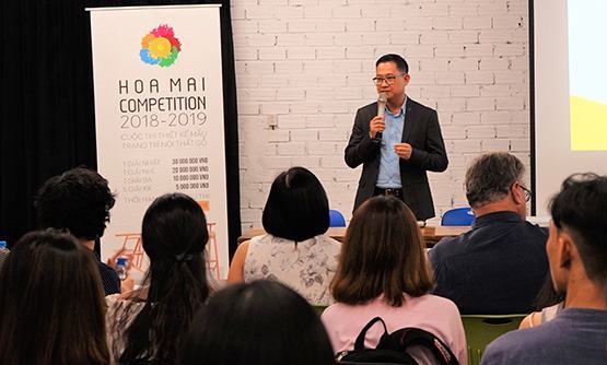 Sinh viên thi thiết kế mẫu nội, ngoại thất gỗ