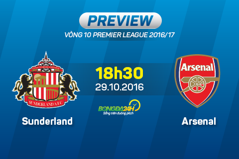 18h30 ngày 29/10, Sunderland vs Arsenal: Tham vọng Pháo thủ đến đâu?