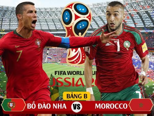 19h00 ngày 20/6, sân Luzhniki Stadium, Bồ Đào Nha – Morocco: Cẩn thận “mắc bẫy”!