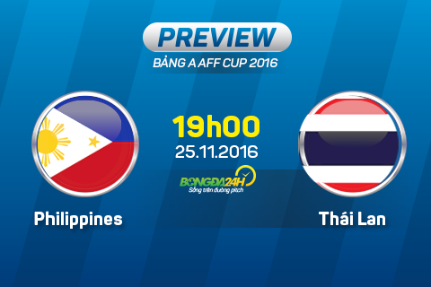 19h00 ngày 25/11, Philippines vs Thái Lan: Cuộc chiến vì BXH FIFA