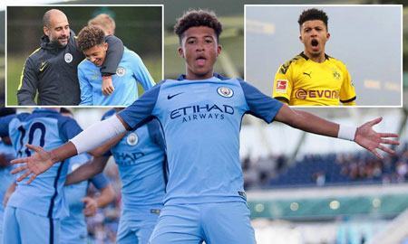 Man City ẵm cục tiền lớn nếu Sancho cập bến MU