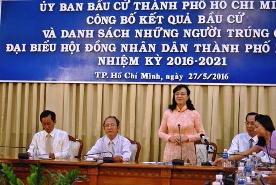 TP.HCM: 105 đại biểu trúng cử Hội đồng Nhân dân TP khóa IX