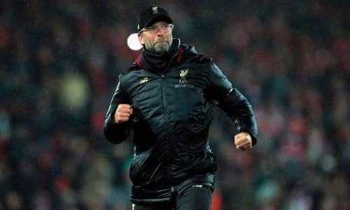 Klopp tự hào với kỷ lục điểm số của Liverpool ở Ngoại hạng Anh